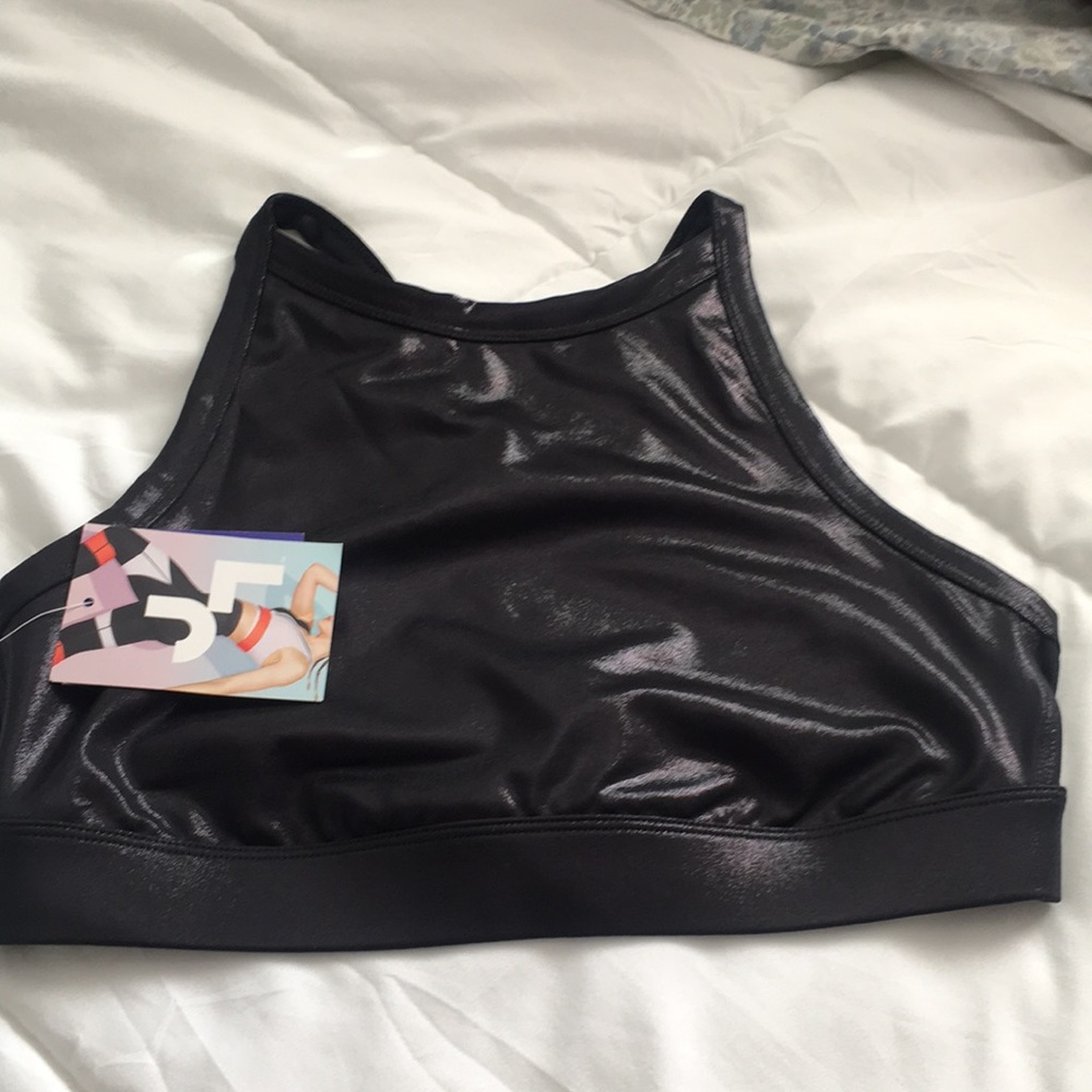 High neck sports bra NWT